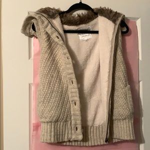 Ci Sono Faux Fur Vest